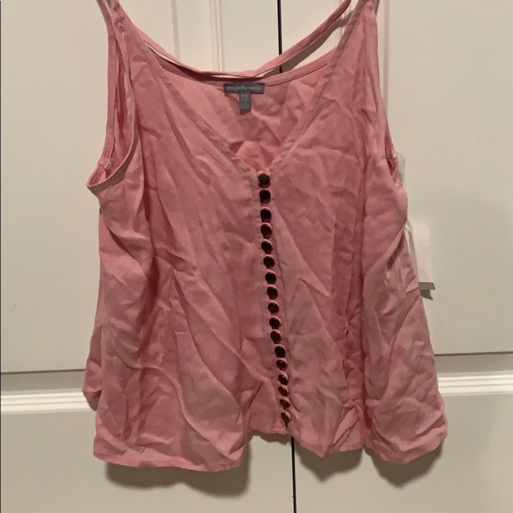 Pink tank top